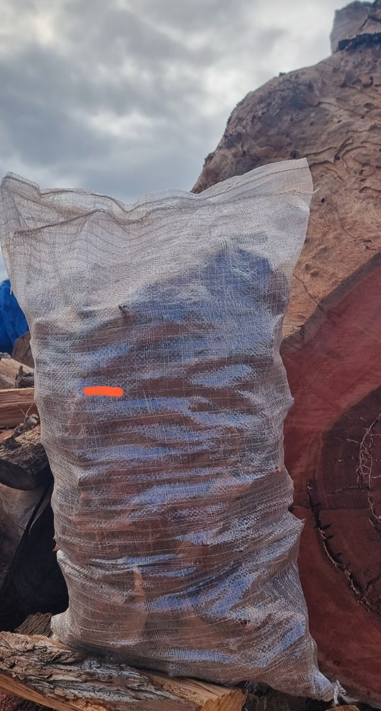 Sacos leña de olivo 15kg