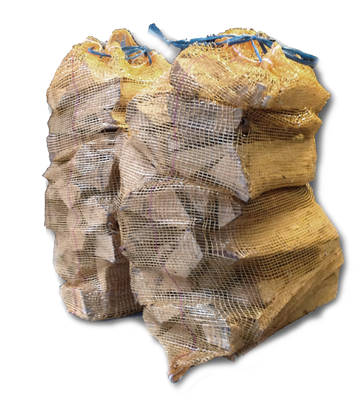 Sacos de leña para ahumar